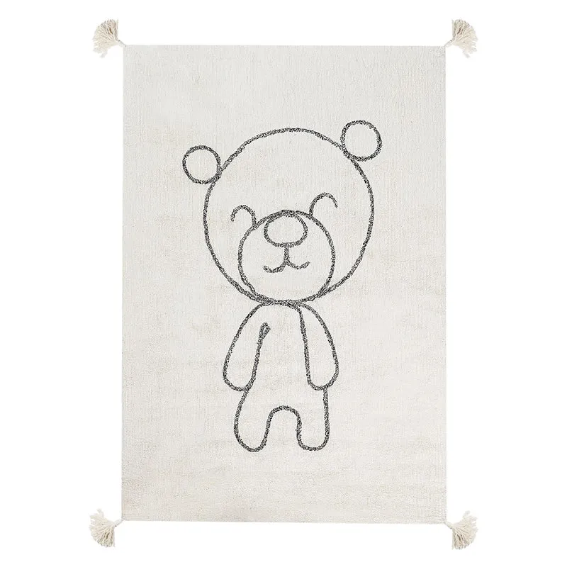 Teddy Step Tufted Cotton Area Rug media 1
