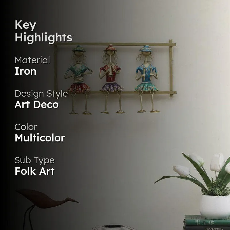 Tribal Choir Iron Wall Accent media 2