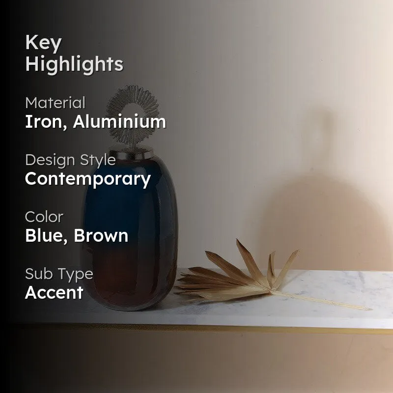 Ringspire Metal Showpiece - Blue - 2