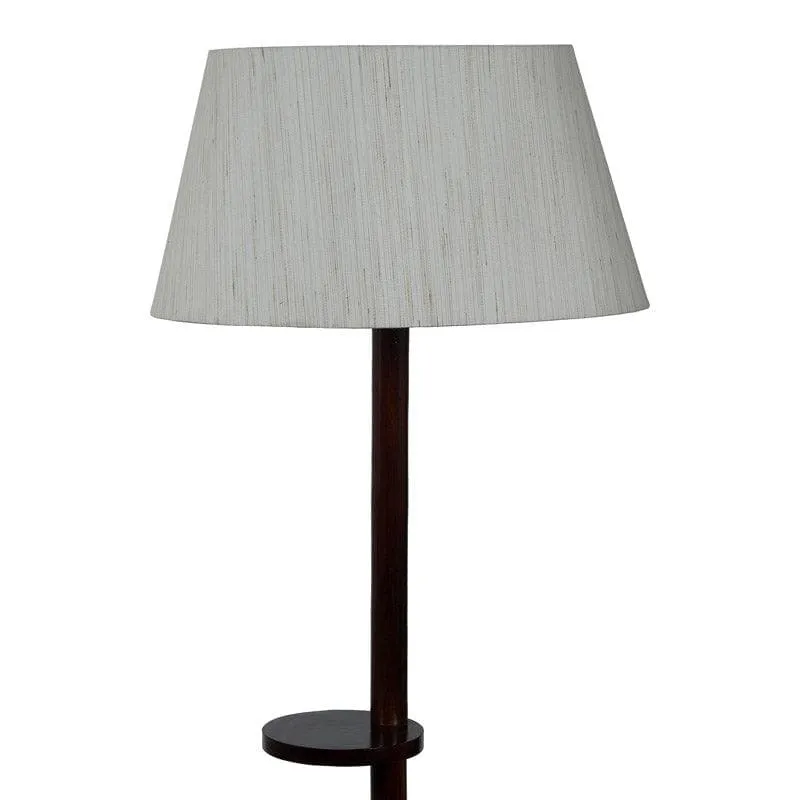 Lark Grace Floor Lamp With Shelf - White media 4