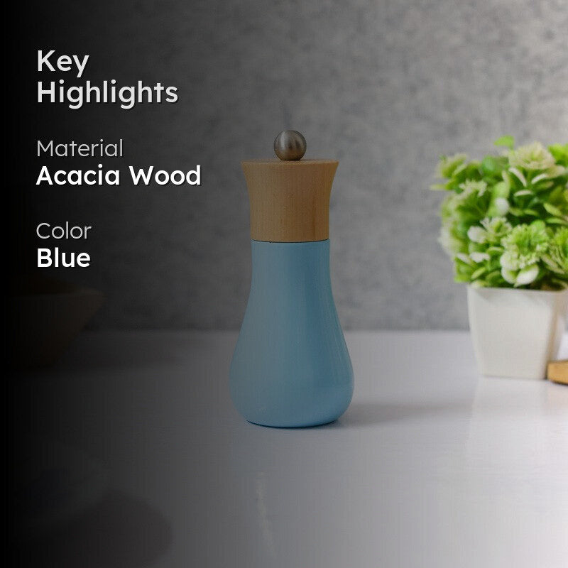 Spicenix Acacia Wood Salt & Pepper Bottles media 2