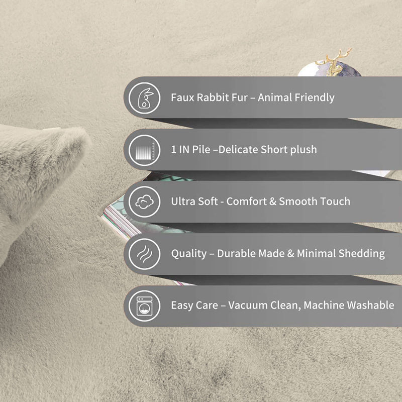 Floratex Anti-Skid Runner Rug - Beige media 5