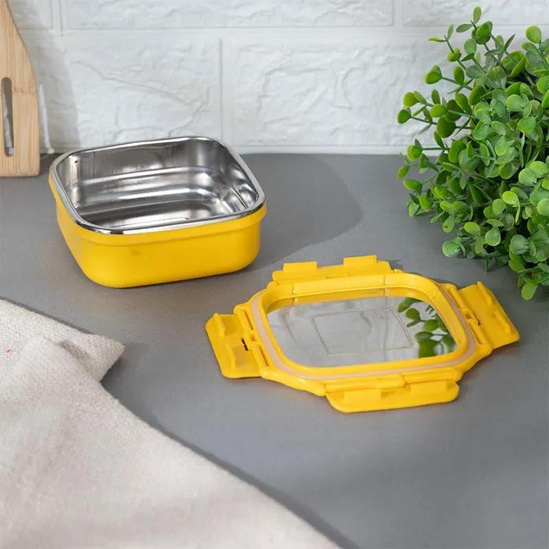 Fresh Savour Microwave Safe Lunch Box (Yellow) - 300 mL media 3
