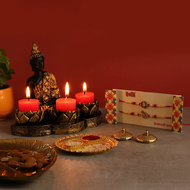 Dhyana Buddha Rakhi Hamper media 1