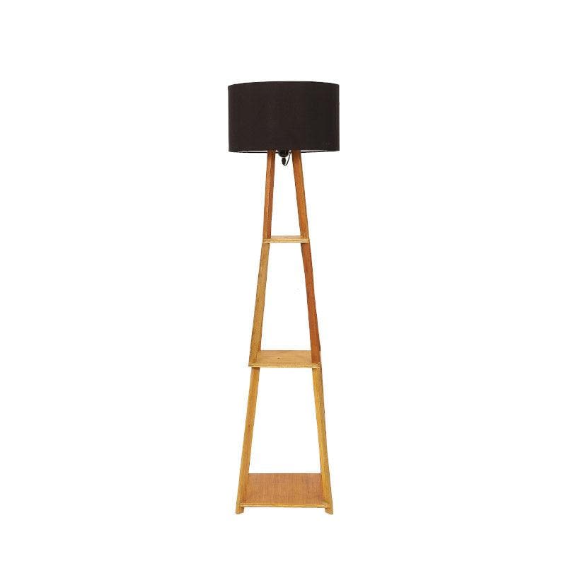 Blace Netima Floor Lamp With Shelf - Black media 4