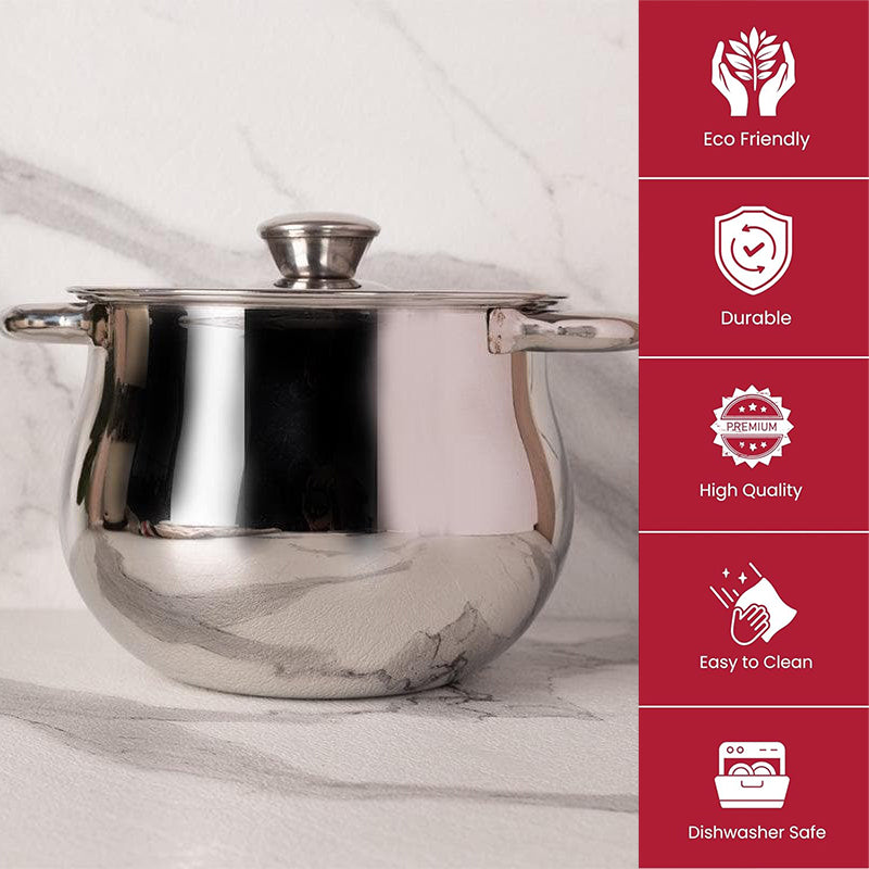 Suka Handi With Lid - 1200 mL / 5 Inches media 10