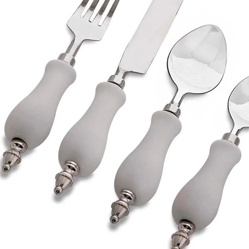 Coover Cutlery (White) - Set Of Sixteen media 4