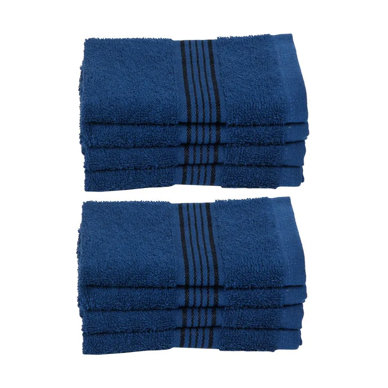 Bodil Face Towel (Blue) - Set Of Eight media 3