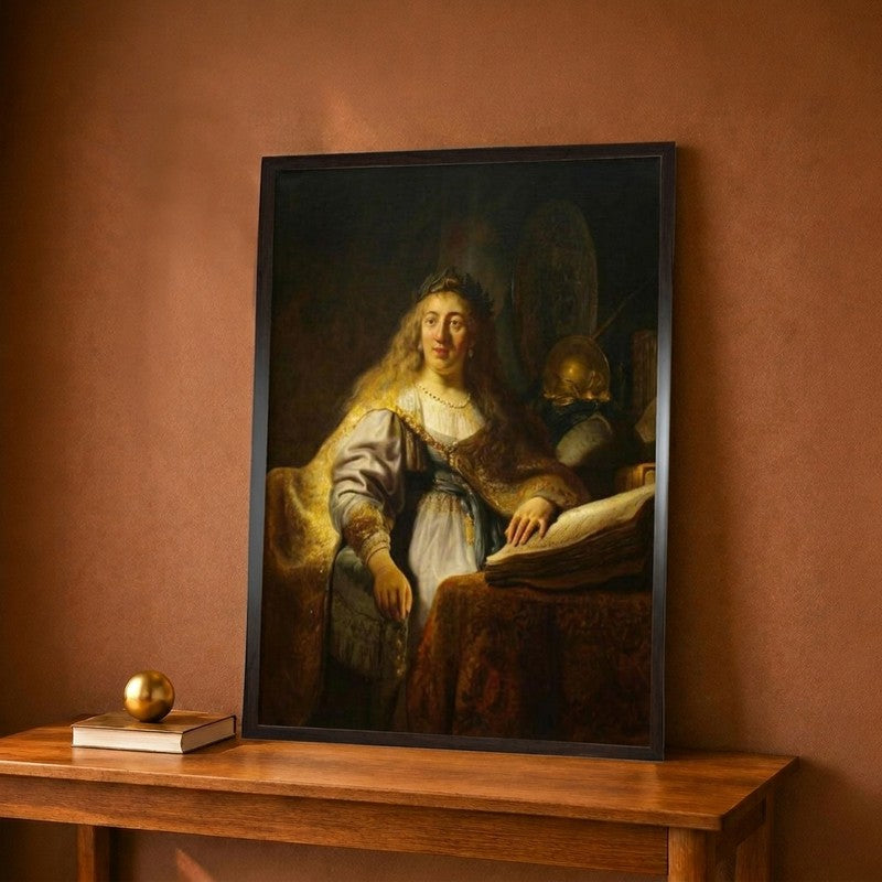 Minerva Canvas Wall Painting - 9 x 12 Inches