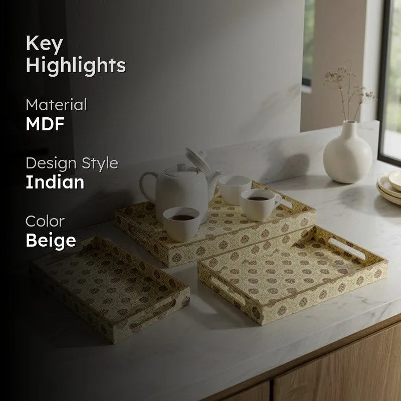 MealServe Serving Tray - Set of Three media 2