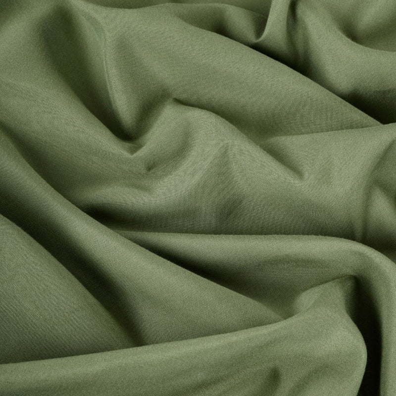 Cloud Drift Microfiber Bedsheet (Olive Green) - 140 GSM media 6