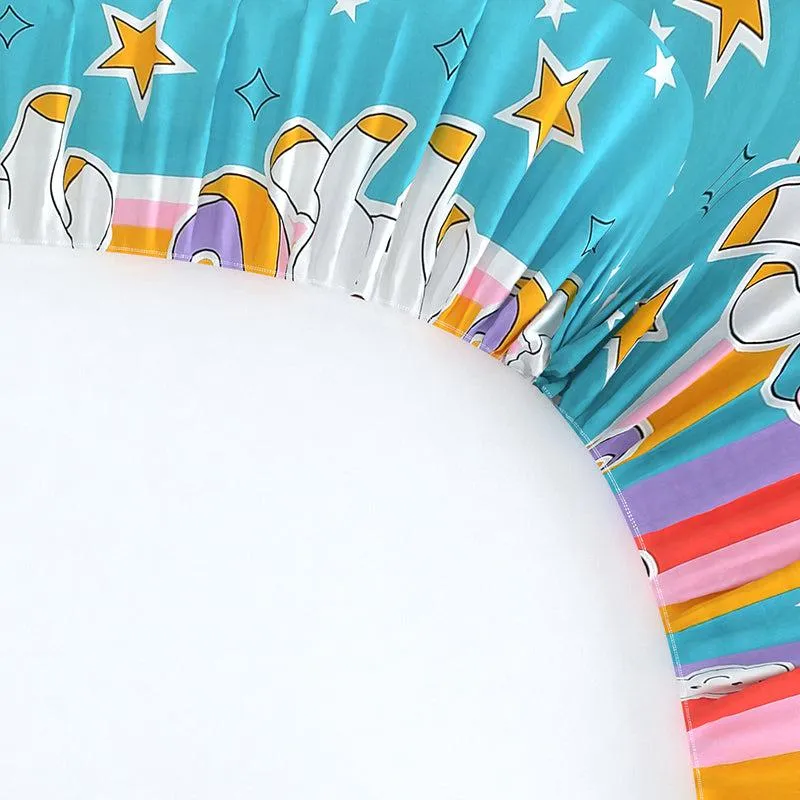 Unicorn Dreams Kids Microfiber Bedsheet - 150 GSM media 5