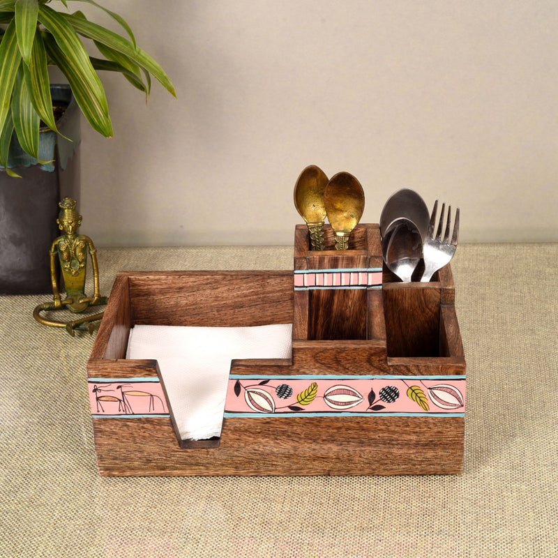 Leafy Charm Cutlery Holder media 3