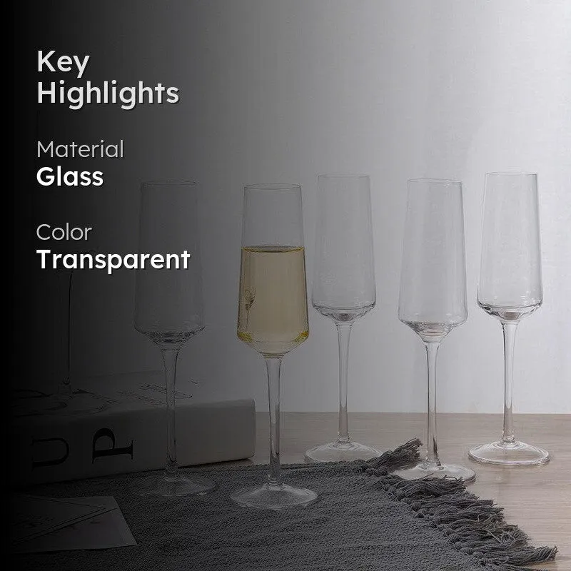 Dolven Champagne Glass(250 mL) - Set Of Six media 2