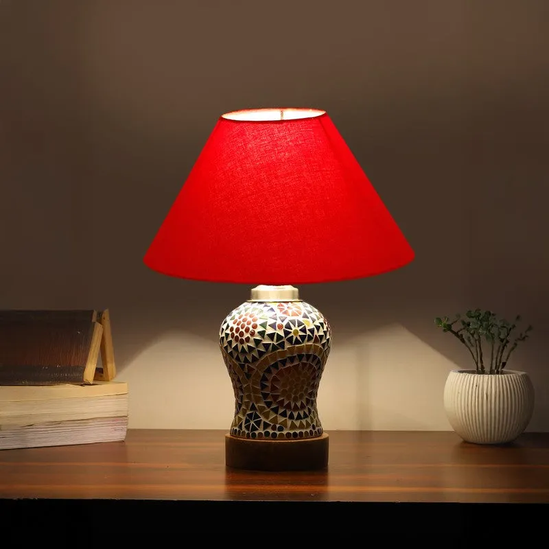 Lumira Wooden Table Lamp - Multicolor media 1