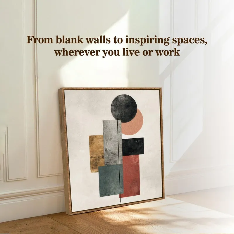 Painted Persona Canvas Wall Art With Frame media 7