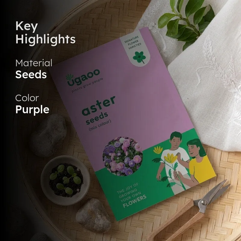 Ugaoo Aster Mix Seeds media 2