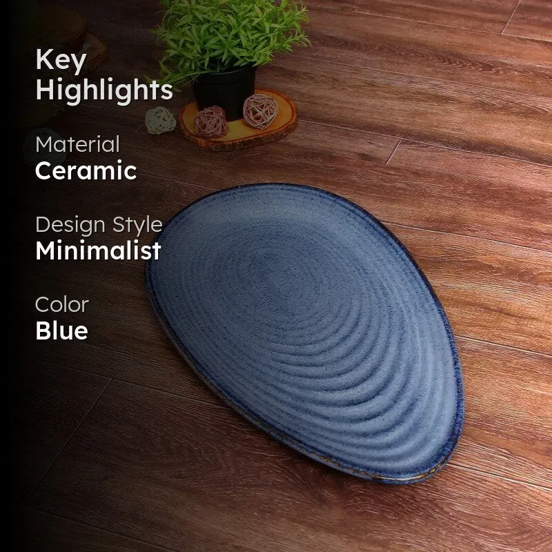 Koda Oyster Handmade Ceramic Platter media 2