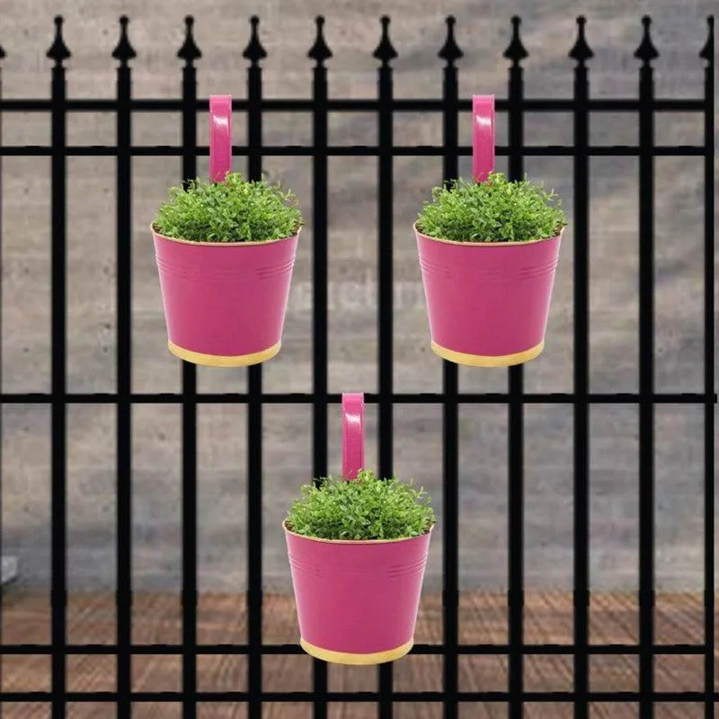 Lush Glow Planter (Pink) - Set Of Three media 7