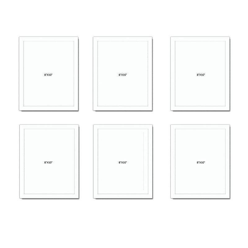 Abira White MDF Photo Frame - Set Of Six image 4