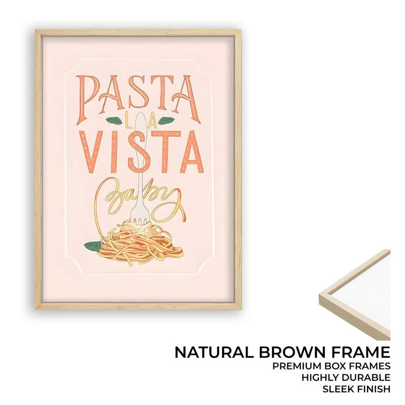 Pasta Vista Archival Canvas Wall Art - Brown media 9