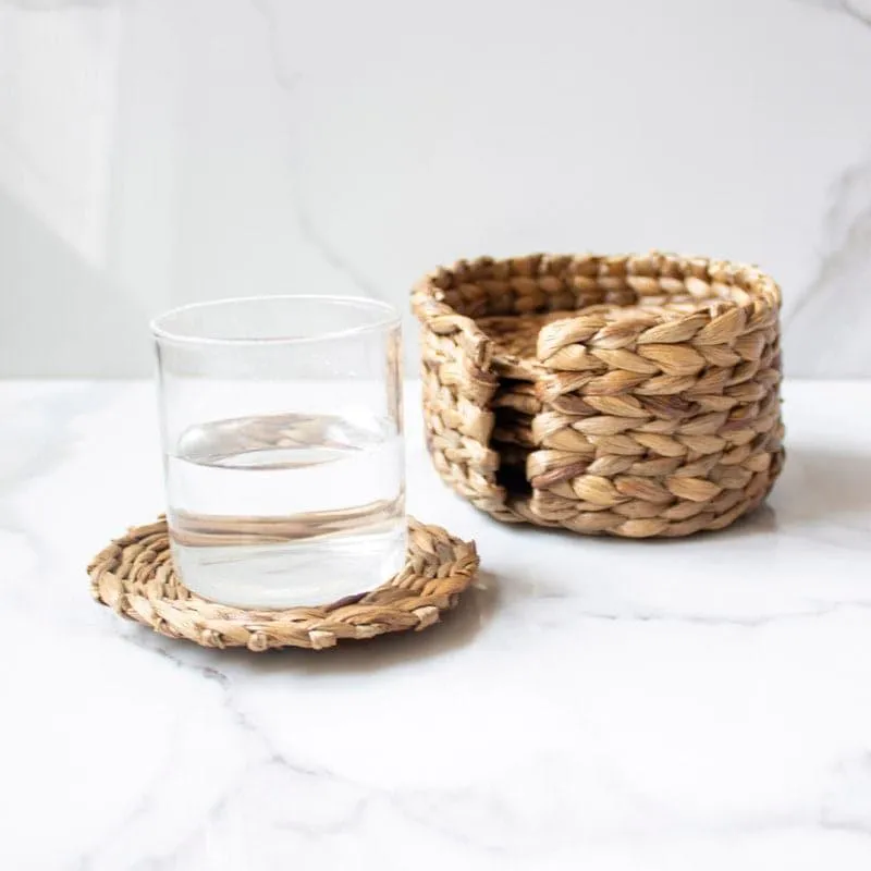 Anasa Natural Fiber Coaster - Set Of Six media 3