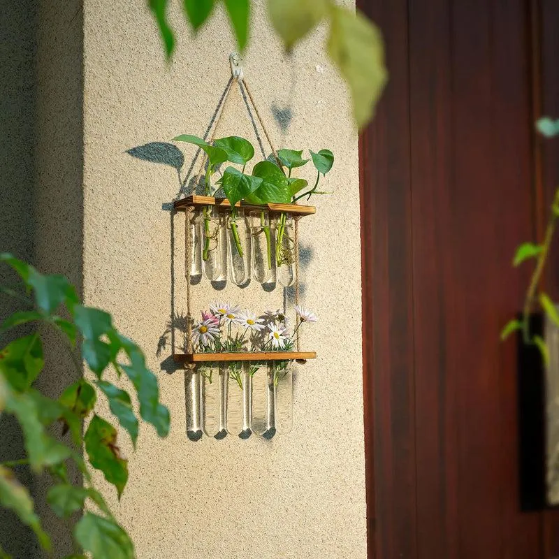 Aysel Hanging Test Tube Planter media 1