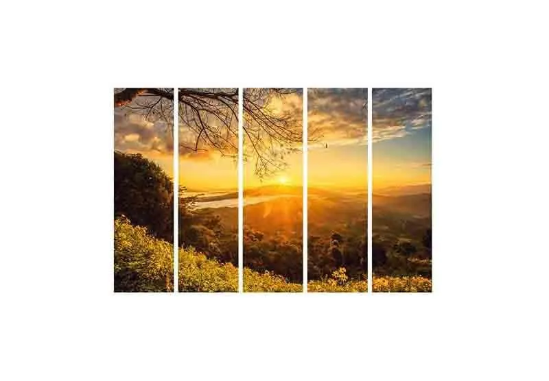 Mountain Top Wall Art - Five Piece Set media 4