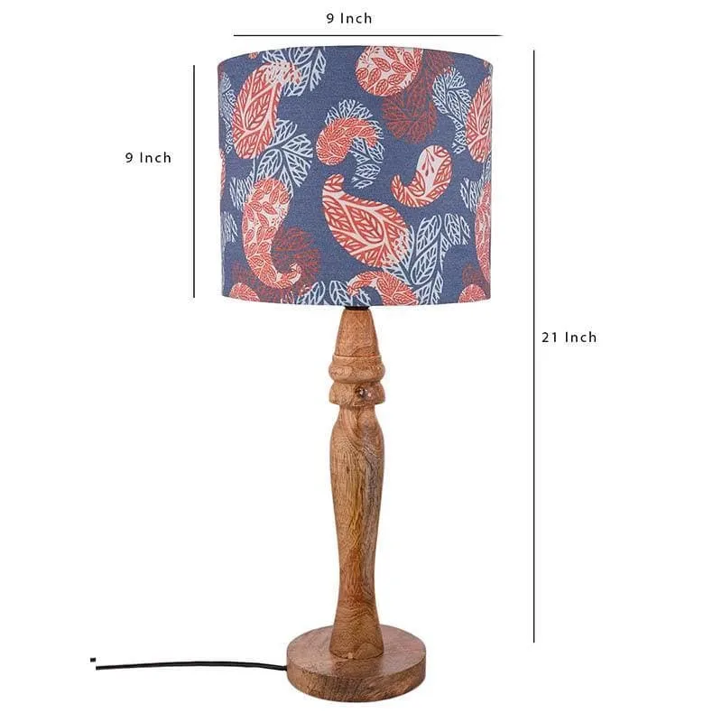 The Paisley Play Fabric Table Lamp - Multicolor media 4