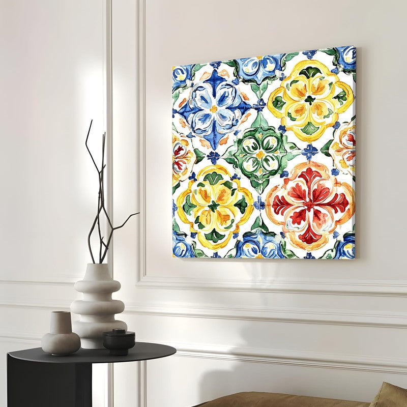 Folk Geometry Canvas Wall Art media 6