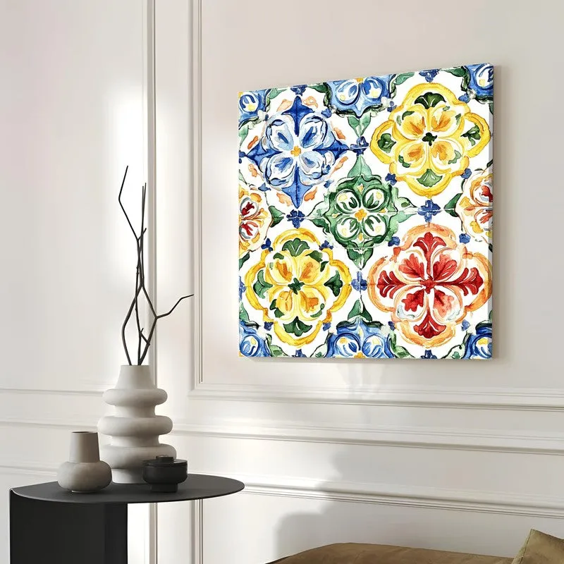 Folk Geometry Canvas Wall Art media 6
