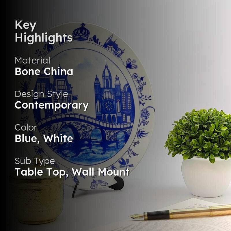 That Bridge Bone China Wall Plate image 2