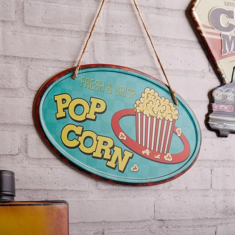 Fresh & Crisp Popcorn Metal Wall Accent media 1
