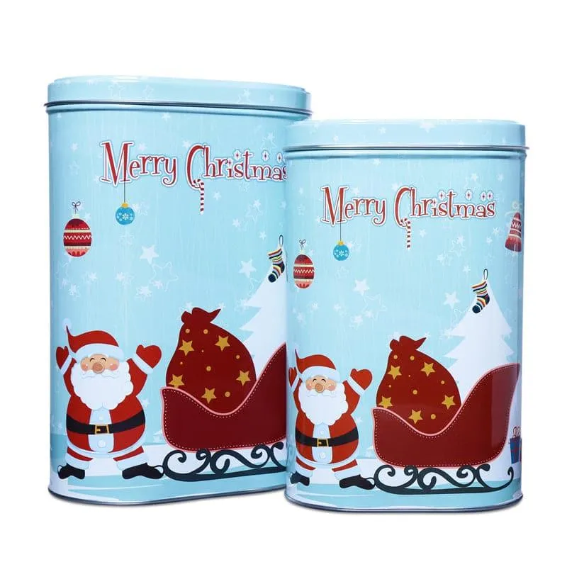 Winter Sleigh Storage Container (500 mL/750 mL) - Set Of Two media 3