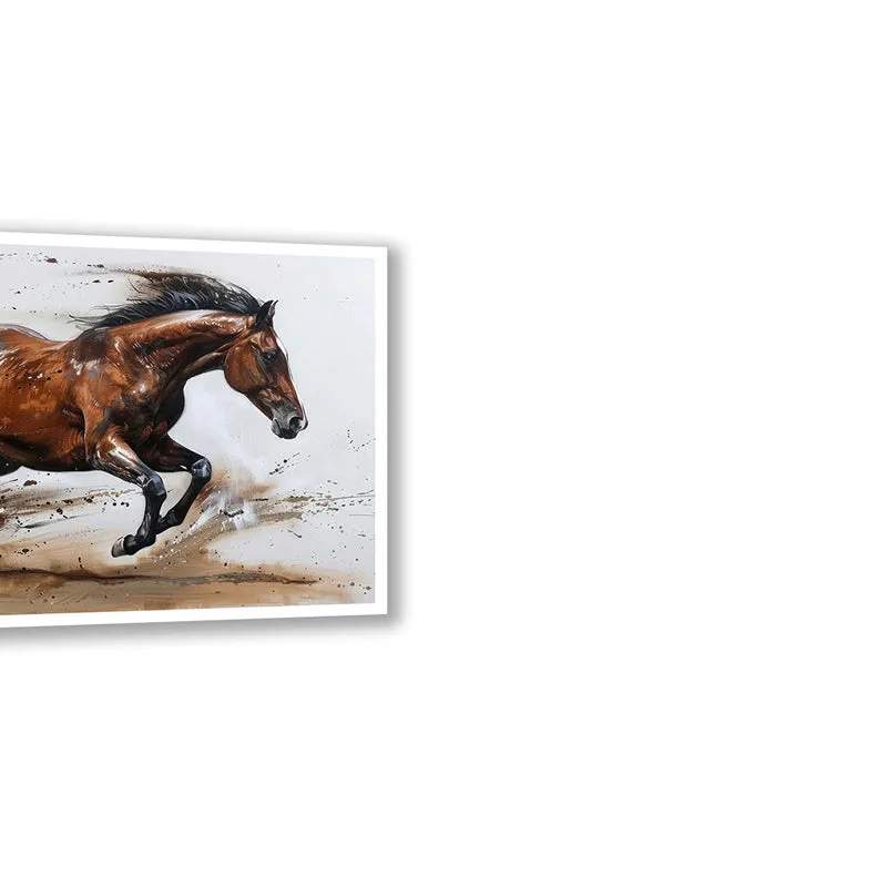 Roan Gallop Wall Art with White Frame media 5