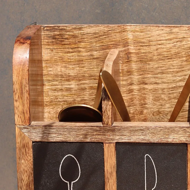 Homestead Wood Cutlery Stand media 5