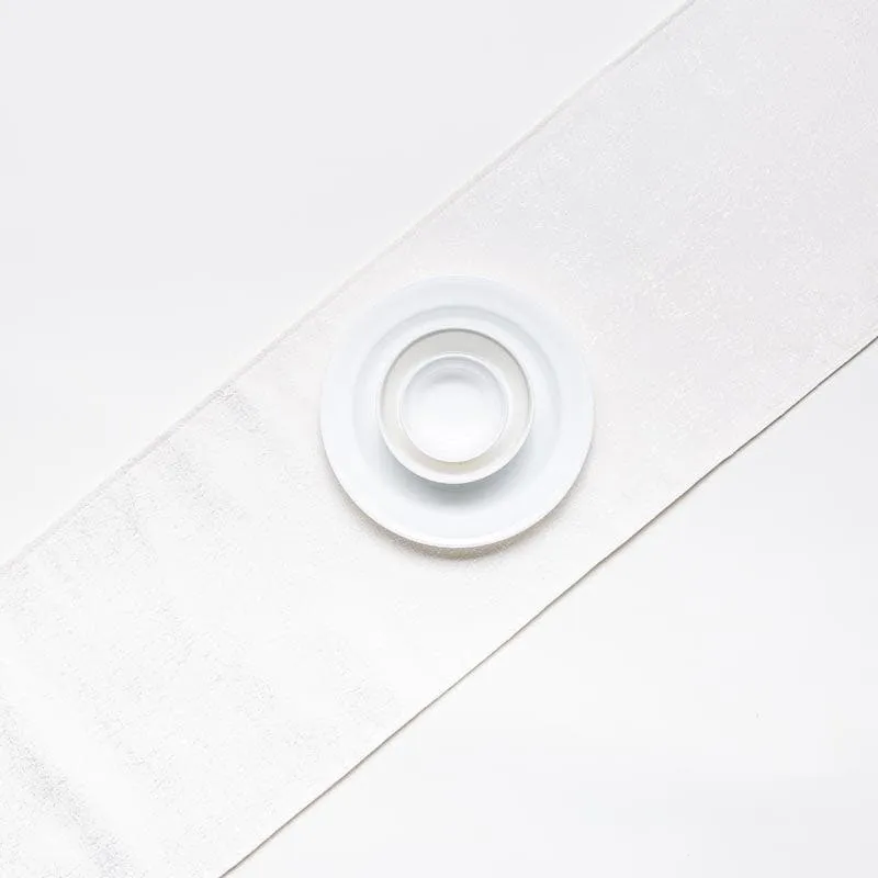 Stella Jacquard Table Runner - White media 3