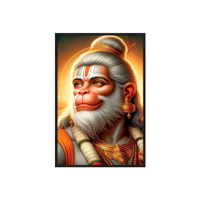The Divine Warrior Wall Painting With Frame media 4