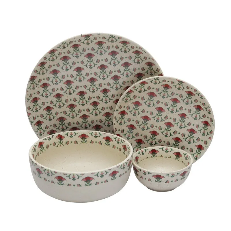 Rosetta Stoneware Dinner Set - 14 Piece Set media 4