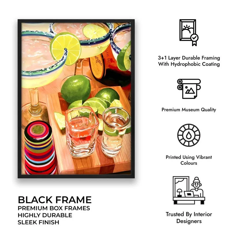 MocktailPrep Archival Canvas Wall Art - Black media 10