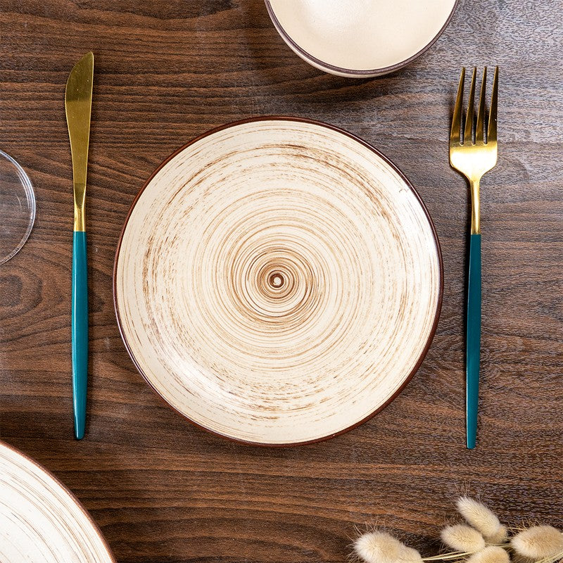 Cream Ceramic Dinner Set - 18 Piece Set media 9