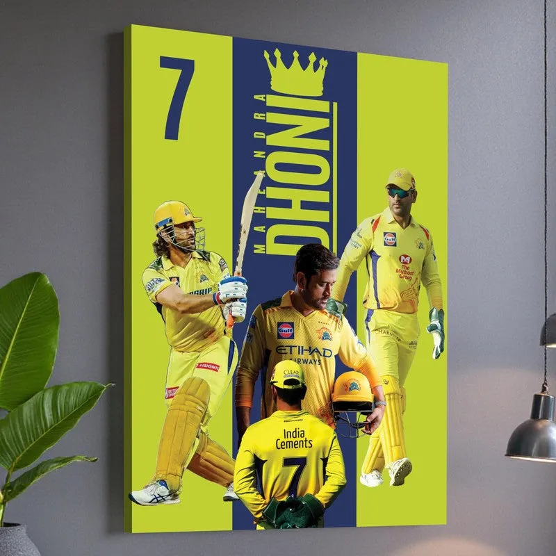 Dhoni Canvas Wall Art media 4