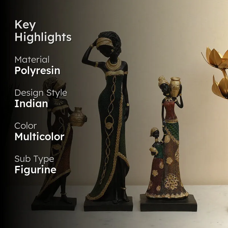 Josiane Tribe Showpiece - Set Of Three media 2