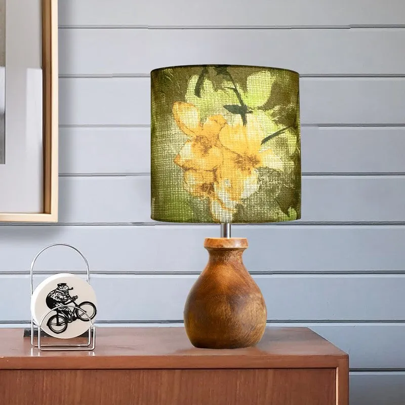 FloralGaze Wooden Table Lamp media 6