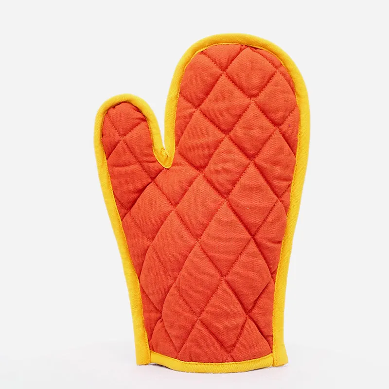 Swayam Teplo Kitchen Gloves (Orange & Yellow) - Set Of Two media 3