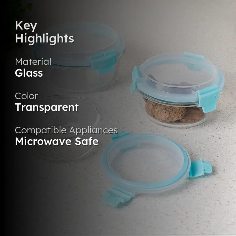 Flavour Tight Round Lunch Box - Aqua media 2