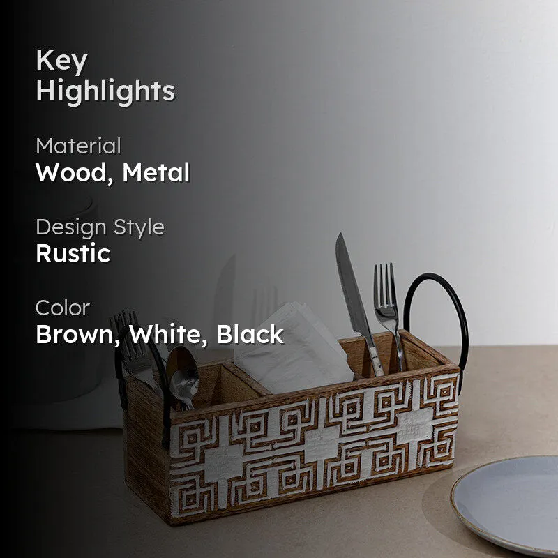 Stack Wood Cutlery Stand media 2