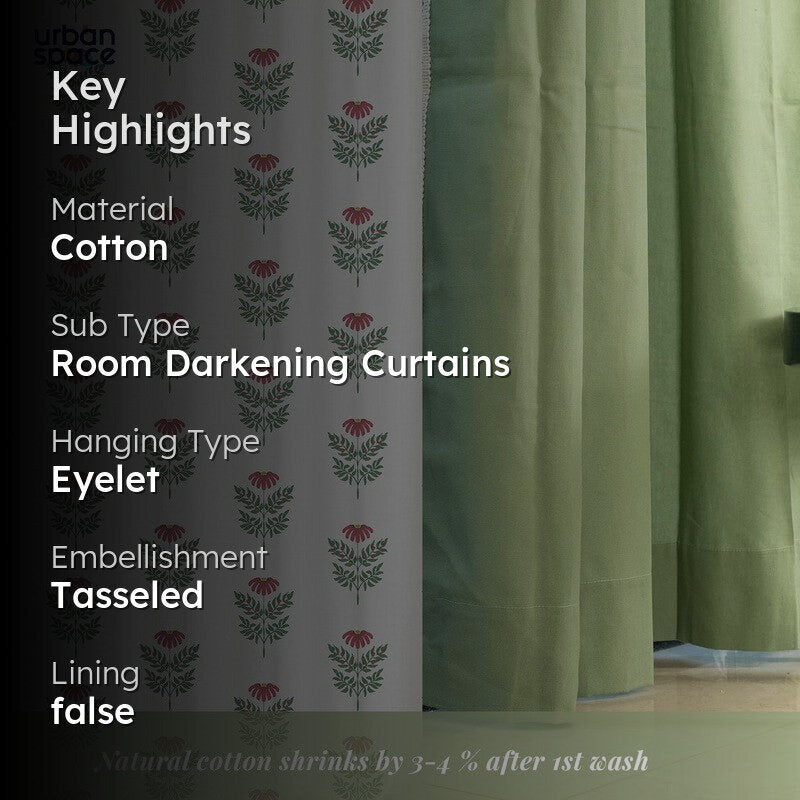Urban Space Amara Curtains - Set Of Three media 2