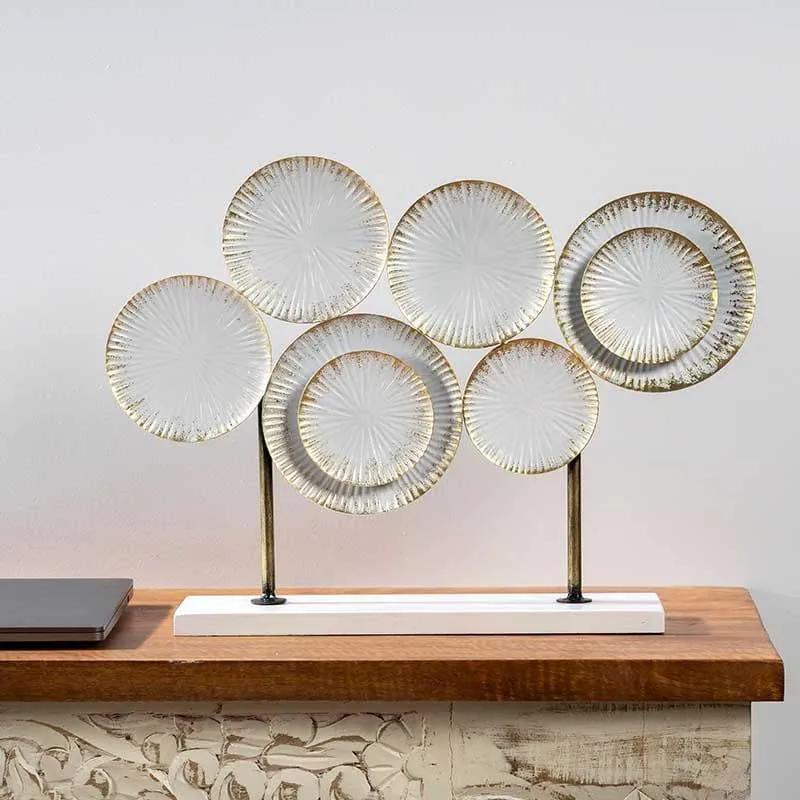 Plated Abstract Table Decor media 1