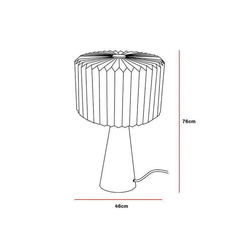 Fig Living Hikari Wooden Table Lamp - Beige media 11